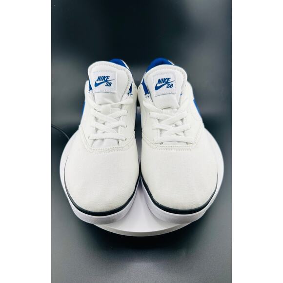 Nike Check Canvas SB GS 'Summit White Royal Blue' 905373-102 Sz 2 - Picture 2 of 6